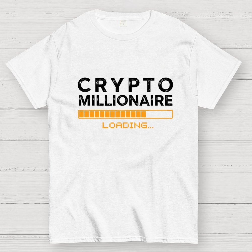 Crypto Millionaire Loading Geek T-Shirt