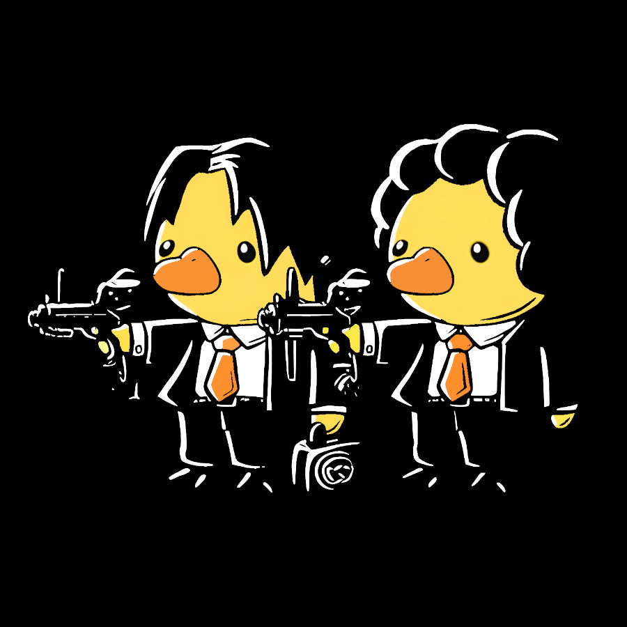 Duck Fiction Geeky T-Shirt