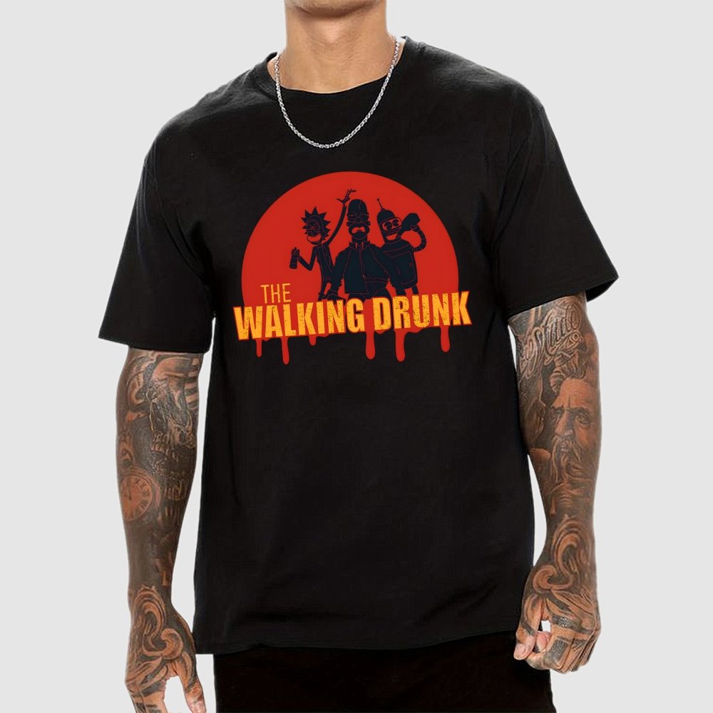 The Walking Drunk Geek T-Shirt