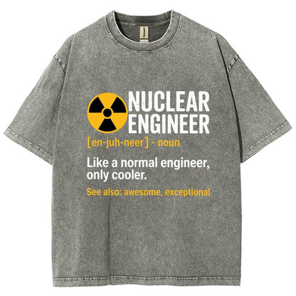 Nuclear Engineering Radioactive Chernobyl Vintage Distressed T-shirt