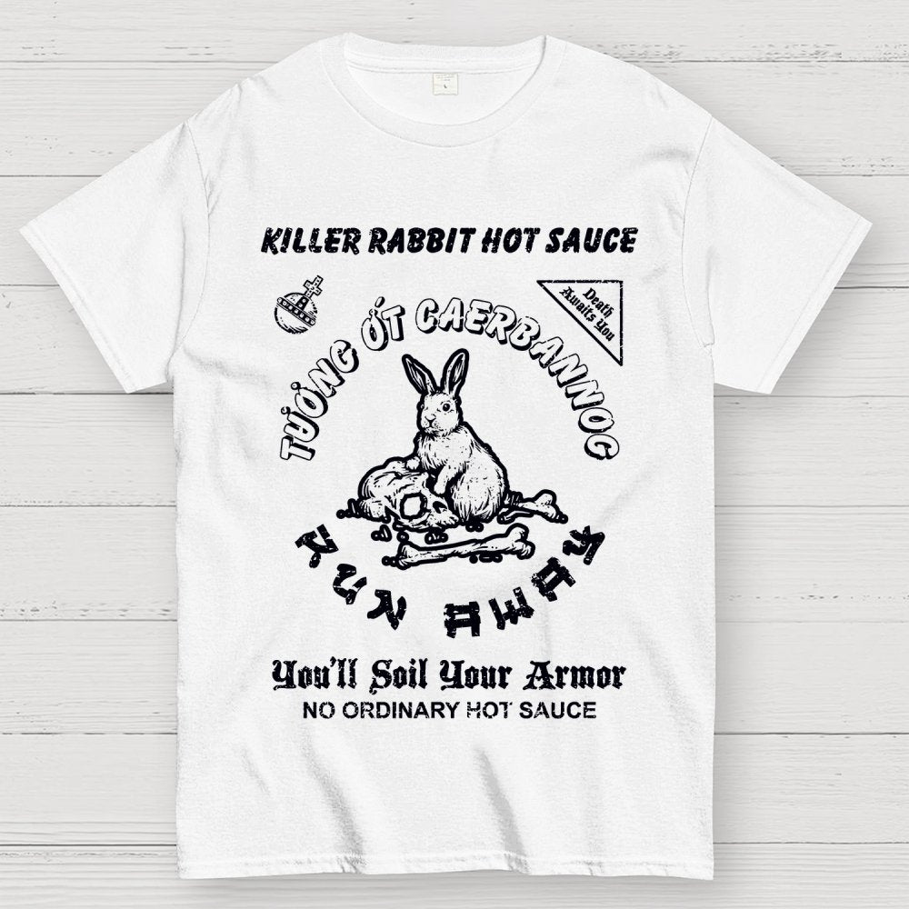 Killer Rabbit Hot Sauce Geek T-Shirt