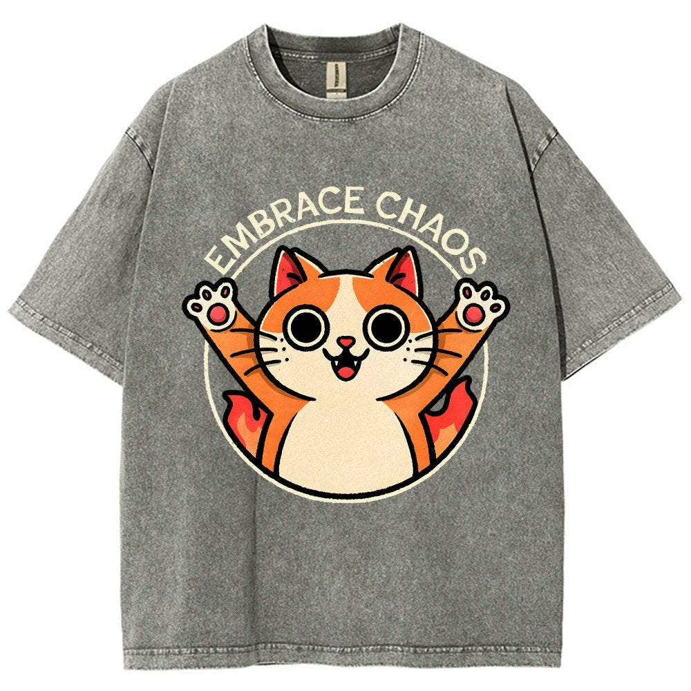 Embrace Chaos Vintage Distressed T-shirt