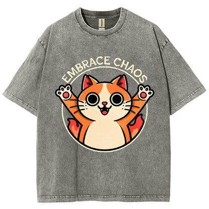 Embrace Chaos Vintage Distressed T-shirt
