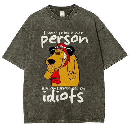 Sourronded by idiots Vintage Distressed T-shirt