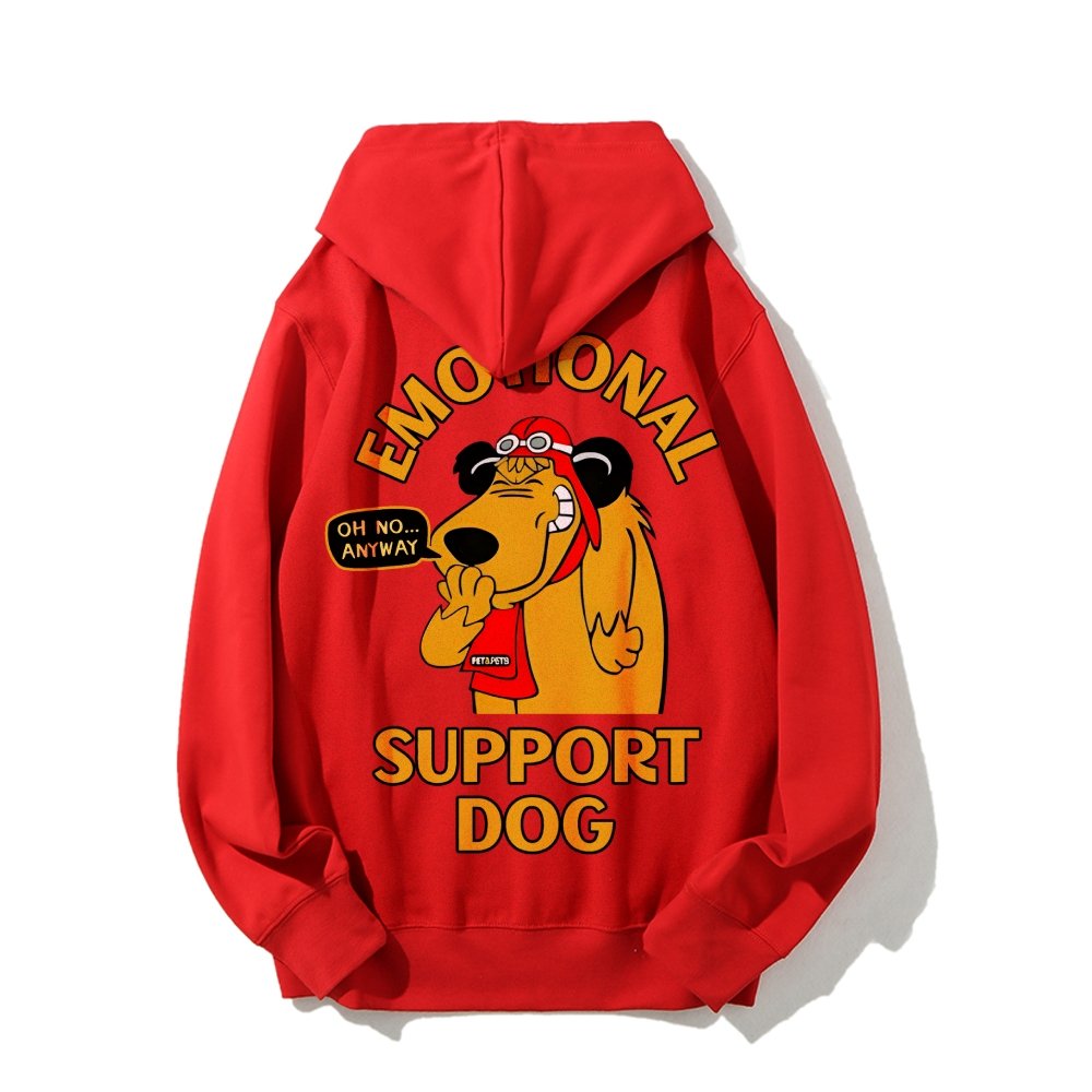 Support Or Not? Printed Back Unisex Cotton Hoodie