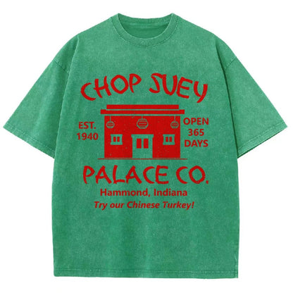 Christmas Story Mysterious Eatery Vintage Distressed T-shirt