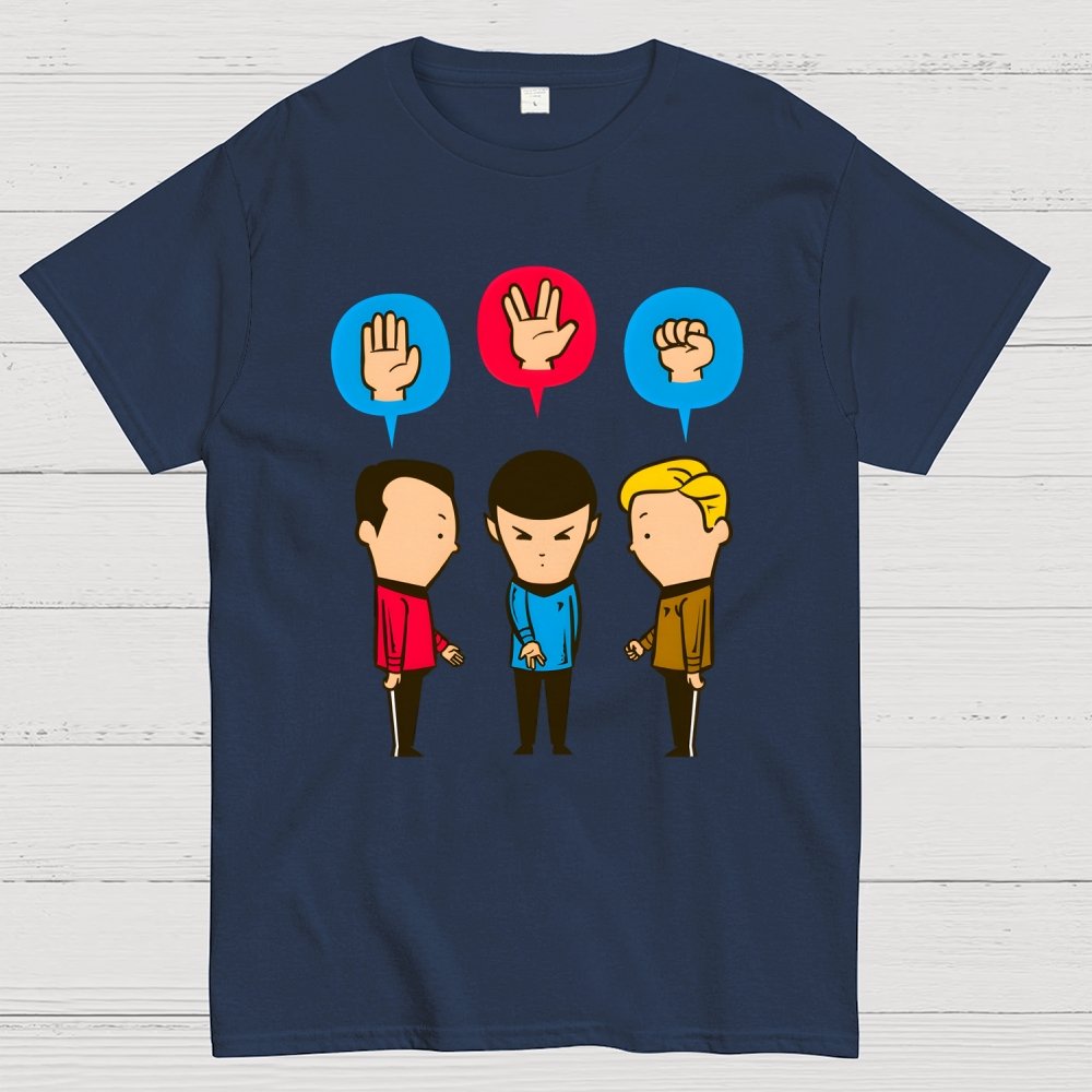 Paper – Scissors – Rock Unisex Geek T-Shirt