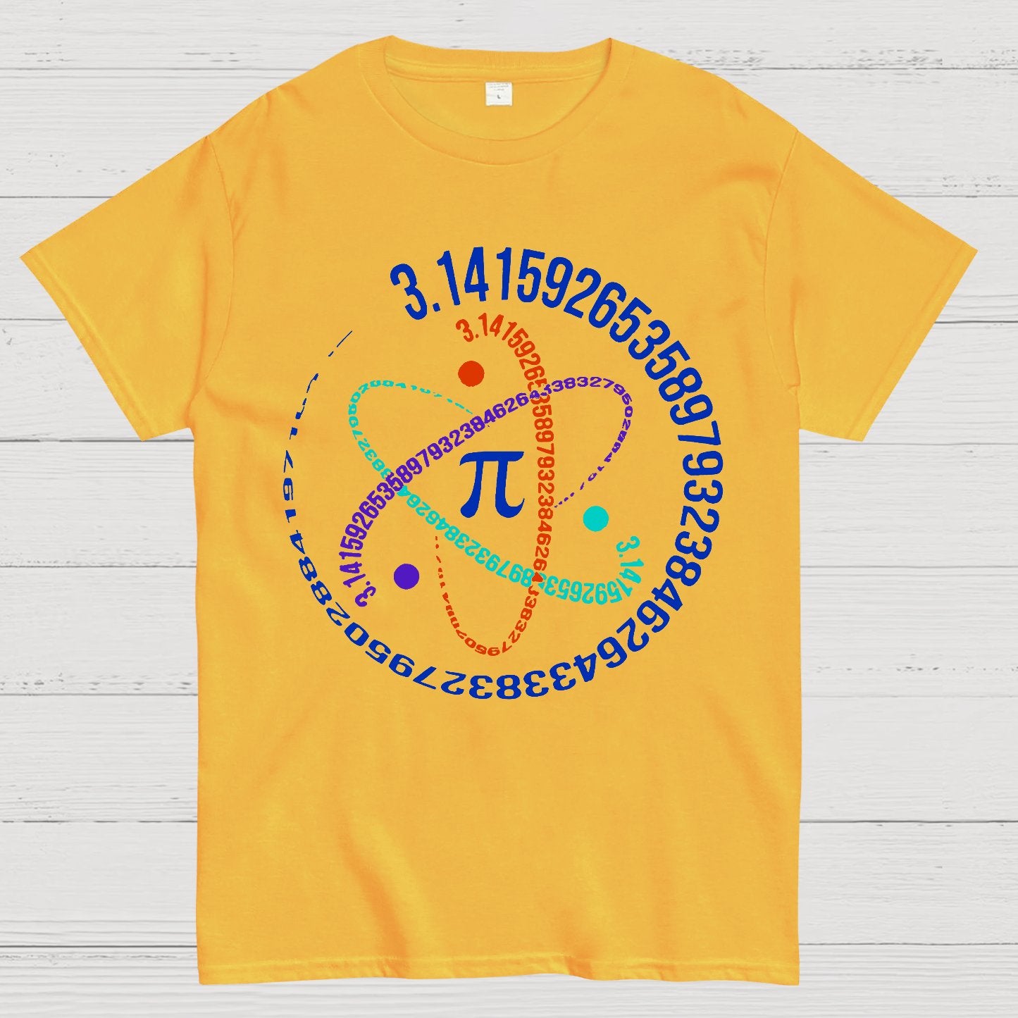 Atom Pi Math Science Geek T-Shirt
