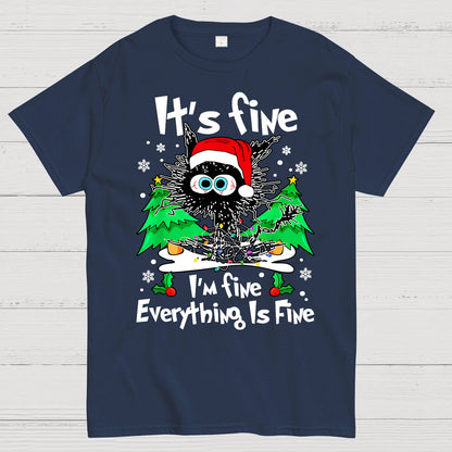 It's Fine I'm Fine Everything Is Fine Geek T-Shirt