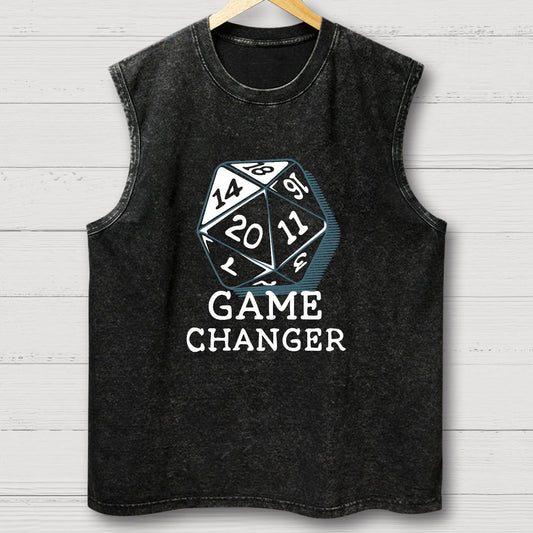 Game Changer Vintage Distressed Washed Tank