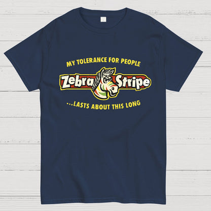 Zebra Fruit Stripe Gum Geeky T-Shirt