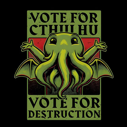 Vote For Destruction Geek T-Shirt