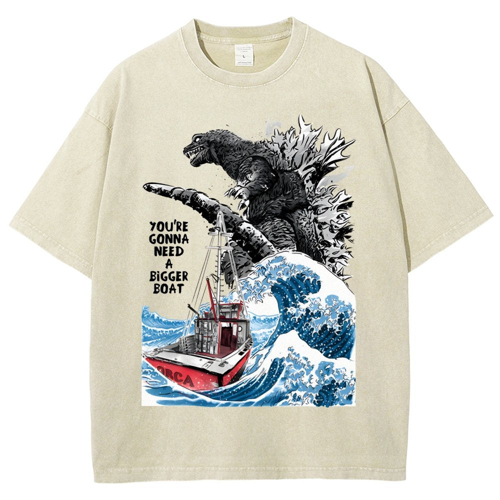 You need a bigger boat Funny Vintage Distressed T-shirt