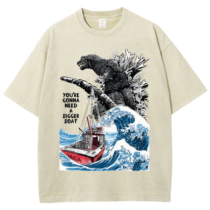 You need a bigger boat Funny Vintage Distressed T-shirt