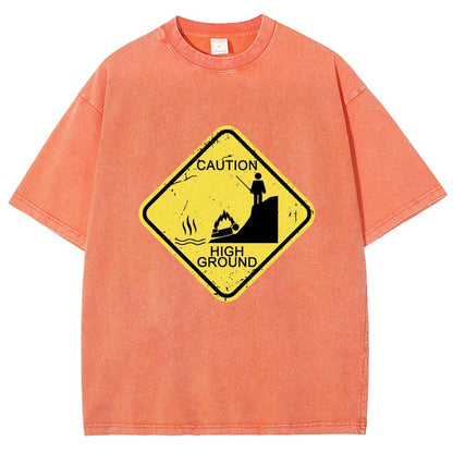 Top Spot Warning Vintage Distressed T-shirt