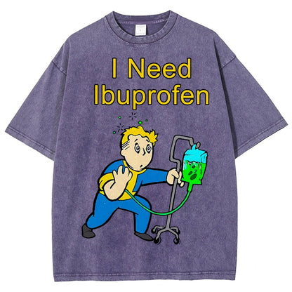 I Need One More Ibuprofen Vintage Distressed T-shirt