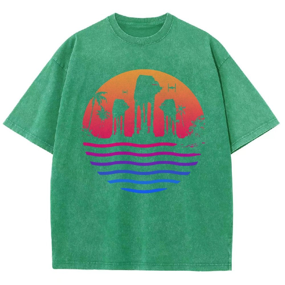 Escape The Summer Vintage Distressed T-shirt