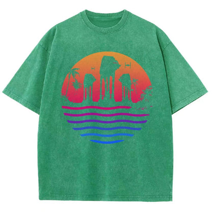 Escape The Summer Vintage Distressed T-shirt