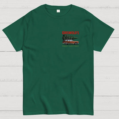 Holiday Family Christmas Front And Back Printing Geek T-Shirt