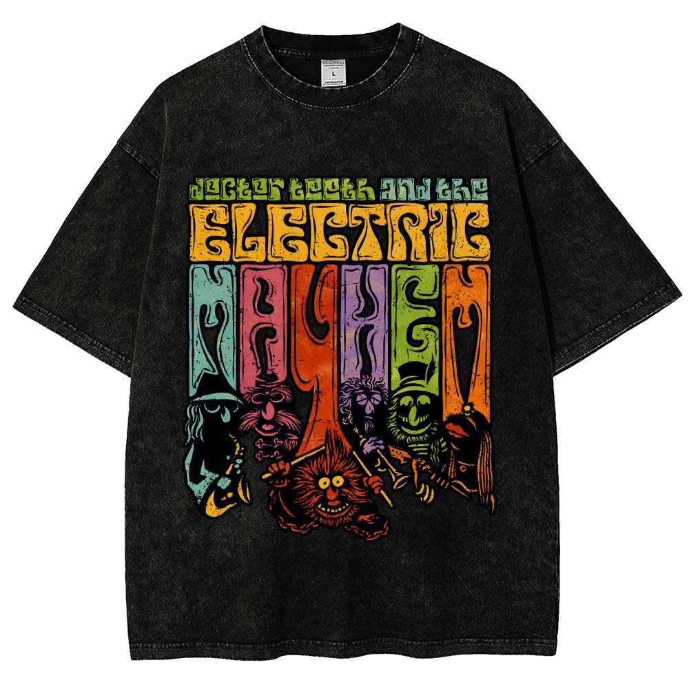 The Psychedelic Mayhem Vintage Distressed T-shirt