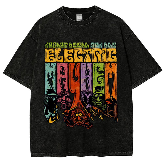 The Psychedelic Mayhem Vintage Distressed T-shirt
