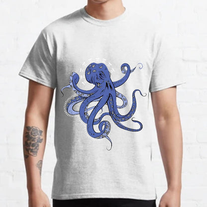 Funny Pi Day Octopus Geeky T-Shirt