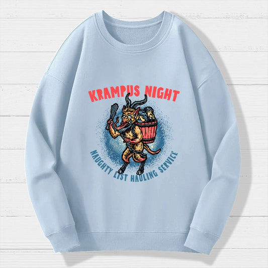 Krampus Night Geek Cotton Sweatshirt