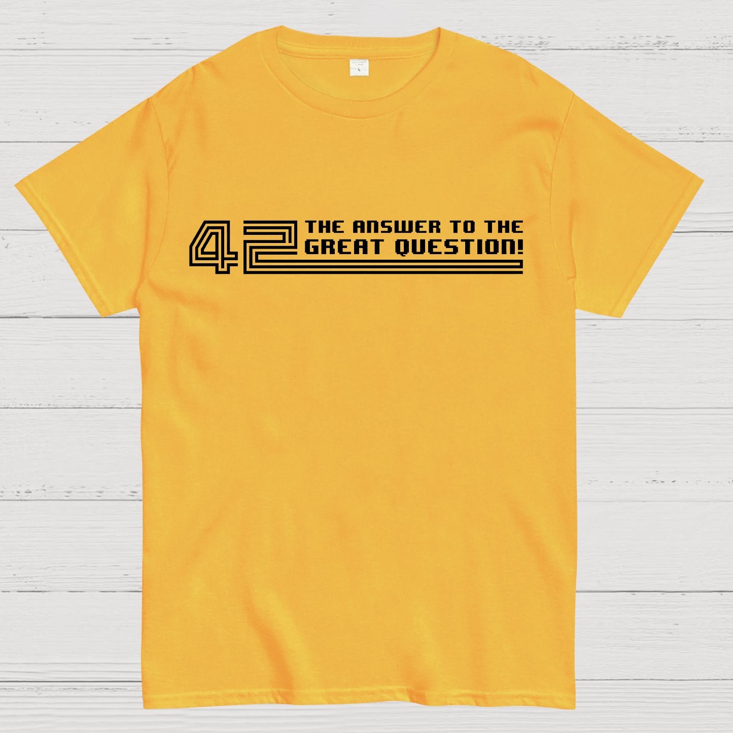 The Answer to the Great Question Geek T-Shirt
