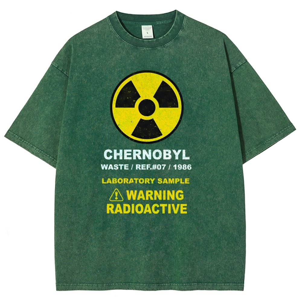 Chernobyl Warning Vintage Distressed T-shirt