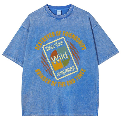 Destroyer of Friendships Vintage Distressed T-shirt