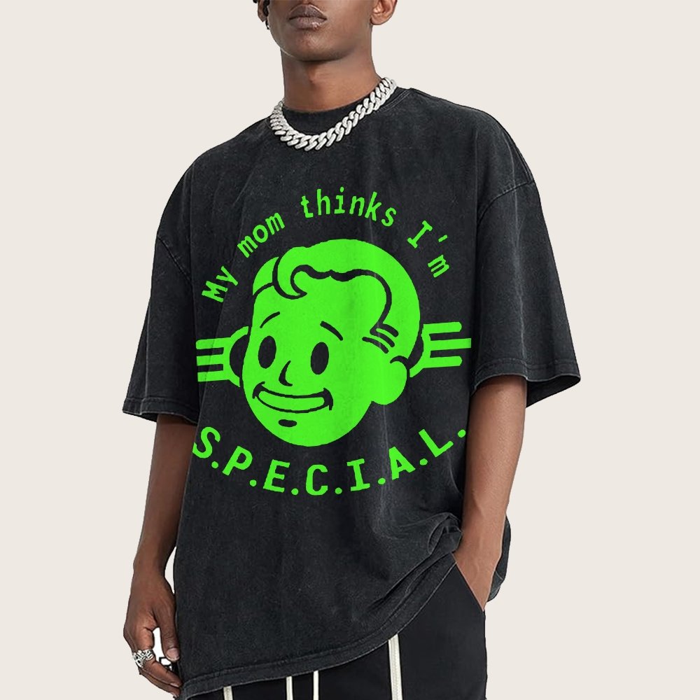 My Mom Thinks I'm S.U.P.E.R. Vintage Distressed T-shirt