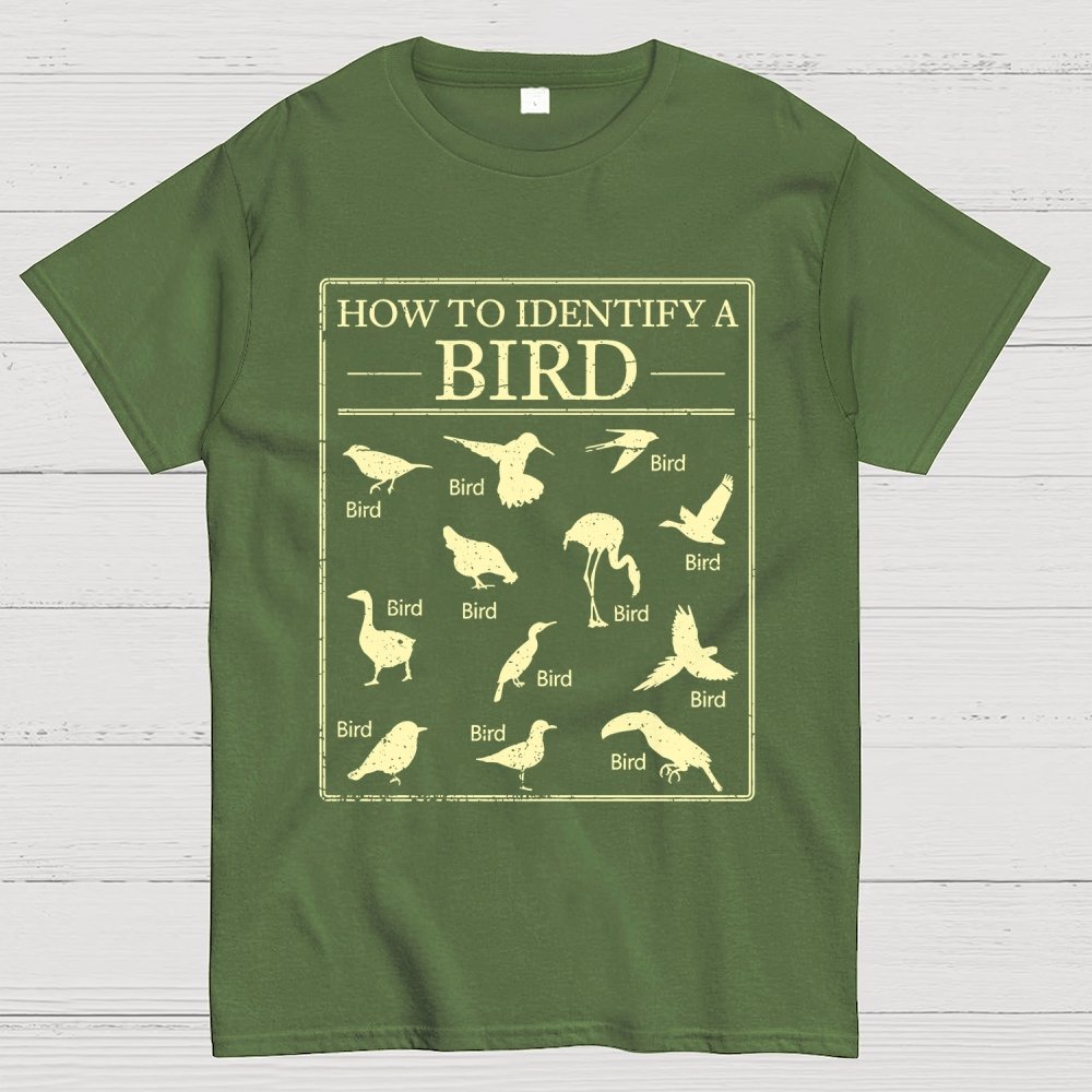 How To Identify A Bird Geek T-Shirt