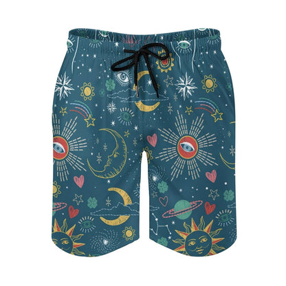 Sun God Symbol Geek Shorts