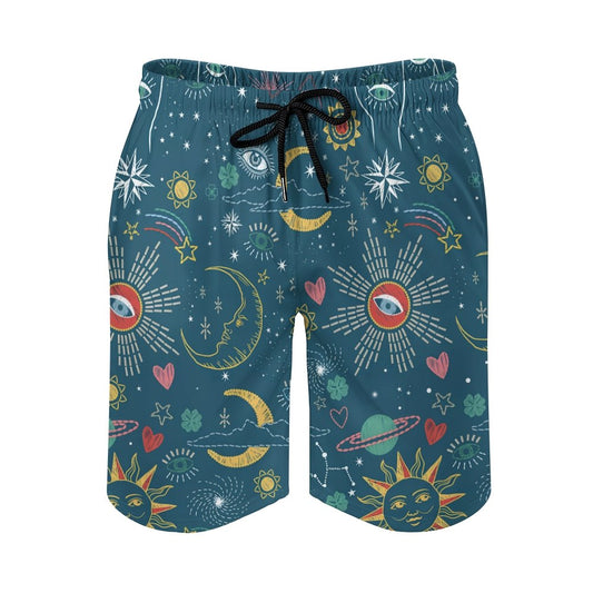 Sun God Symbol Geek Shorts