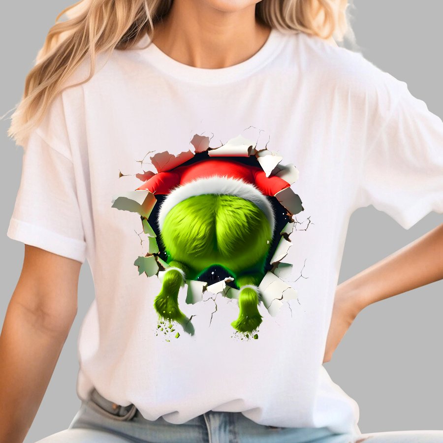 Funny Christmas Character Ass Geek T-Shirt