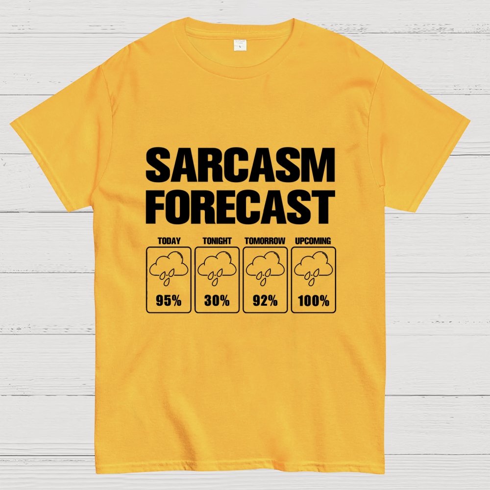Sarcasm Forecast Geek T-Shirt