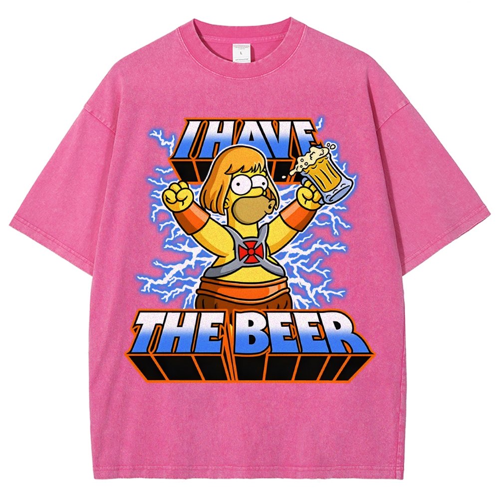 He-Beer Vintage Distressed T-shirt