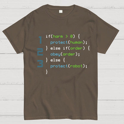 3 Laws of Robotics Geeky T-Shirt