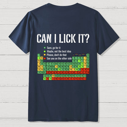 Can I Lick It  Back Printing Geek T-Shirt