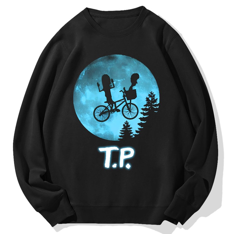 Funny Retro 80's Extraterrestrial Movie Parody 90's Geek Cotton Sweatshirt