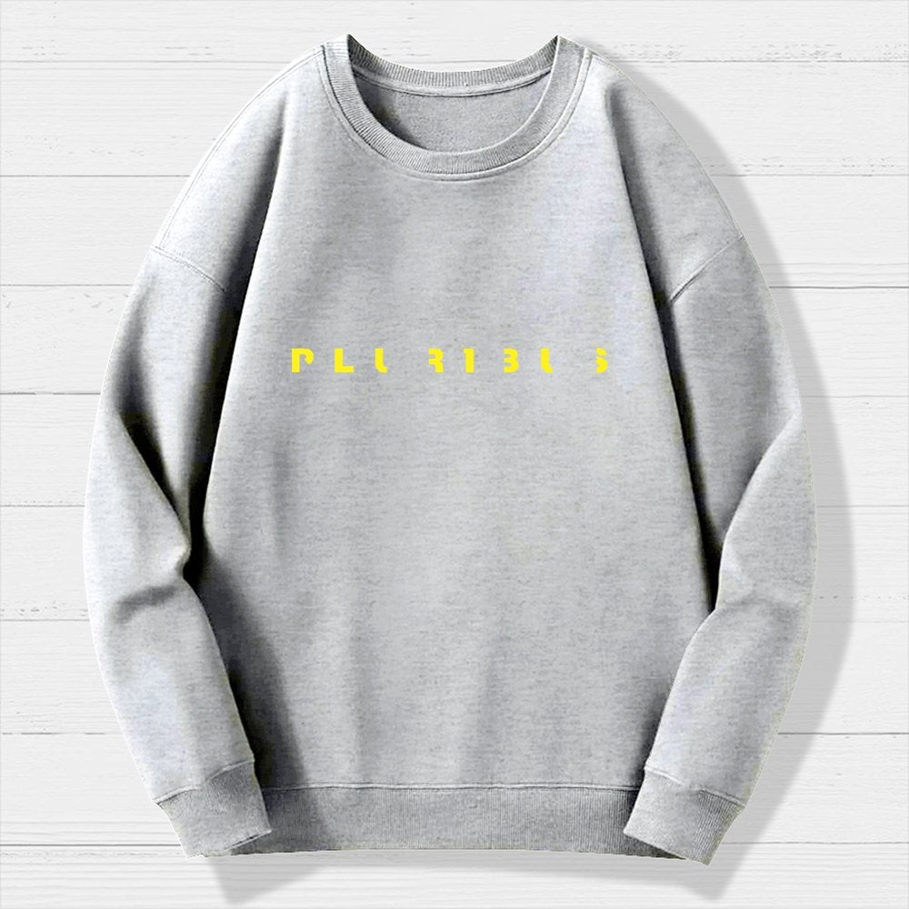 Pluribus Extraterrestrial Minimal Geek Cotton Sweatshirt
