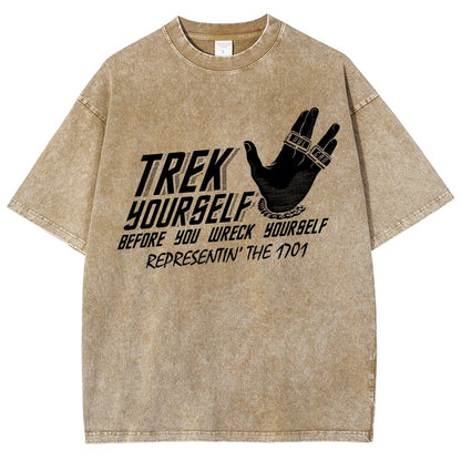Travel Yourself Vintage Distressed T-shirt