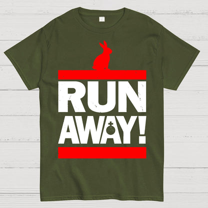 Run Away from the Rabbit! Geek T-Shirt