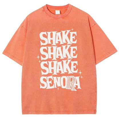 Shake Shake Shake Senora Halloween Vintage Distressed T-shirt