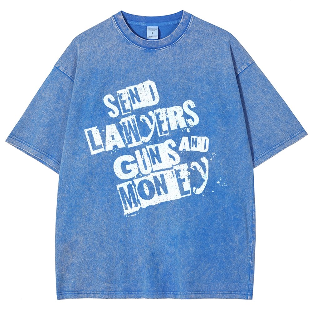 Send Lawyers Guns And Money Vintage Distressed T-shirt