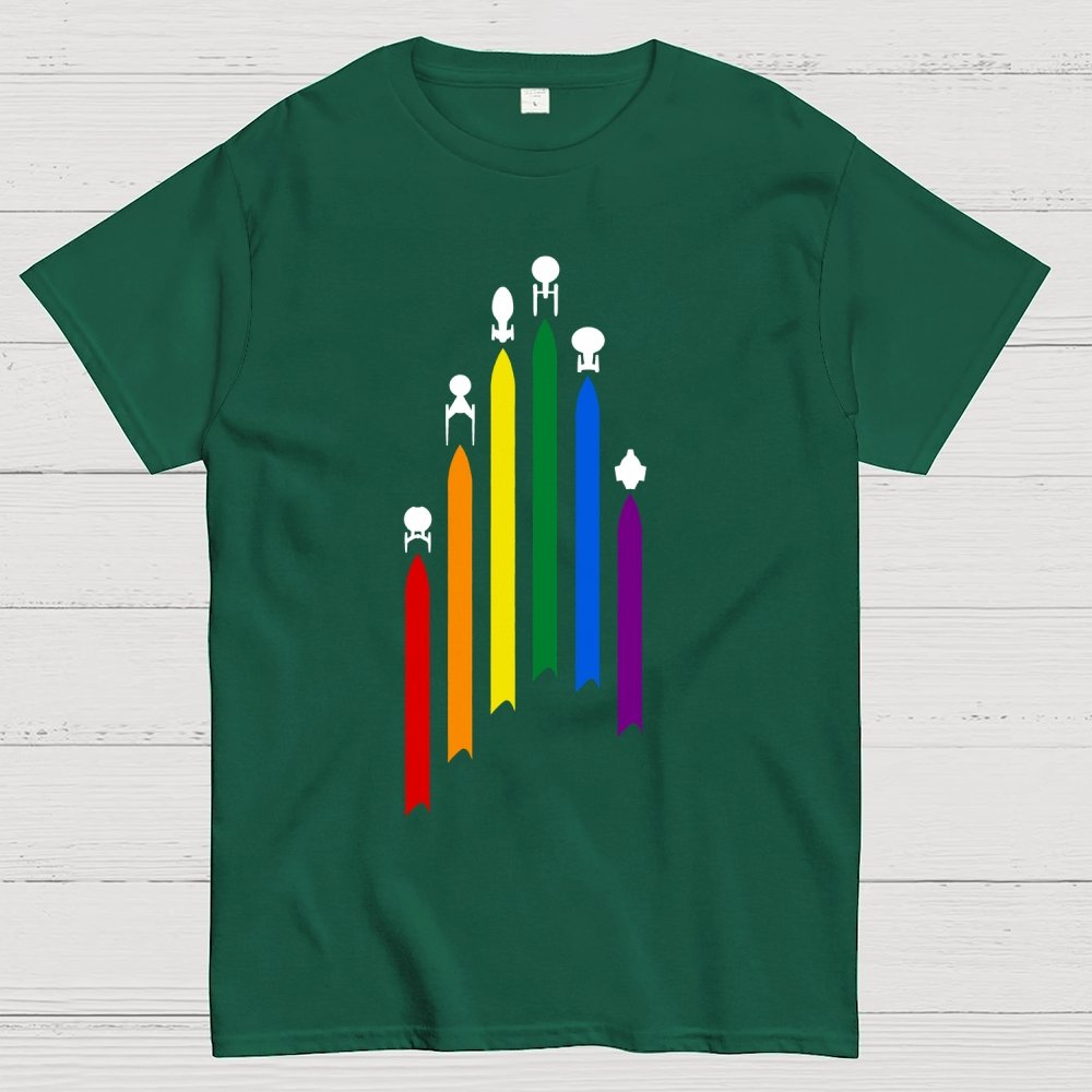 Light-speed spaceship Geek T-Shirt