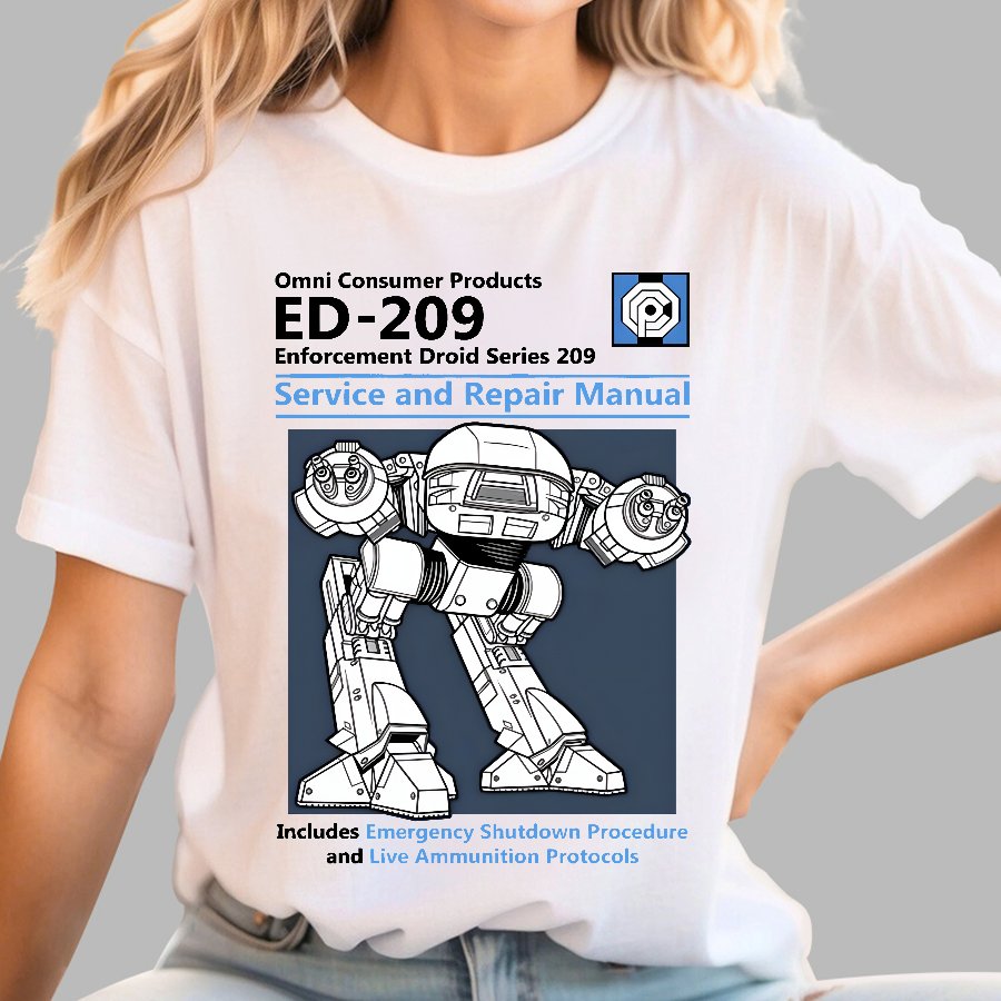 ED209 Service and Repair Manual Geek T-Shirt