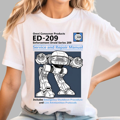ED209 Service and Repair Manual Geek T-Shirt