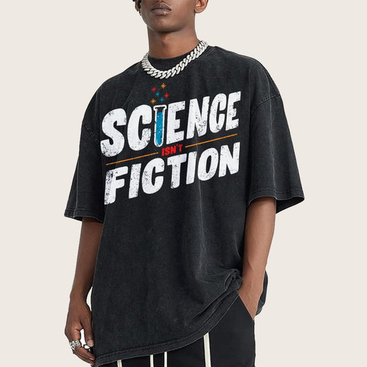 Science Isn’t Fiction Vintage Distressed T-shirt