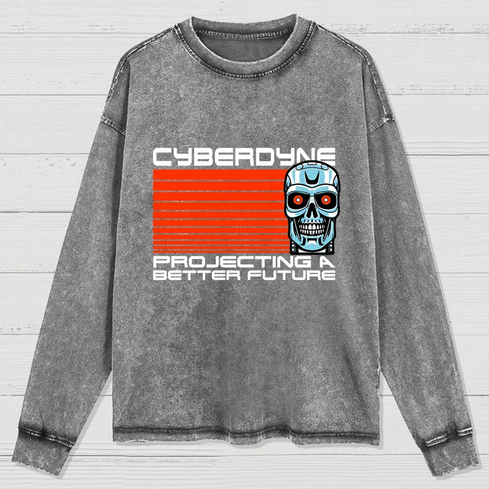 Future Robot Company Washed Long Sleeve Tee